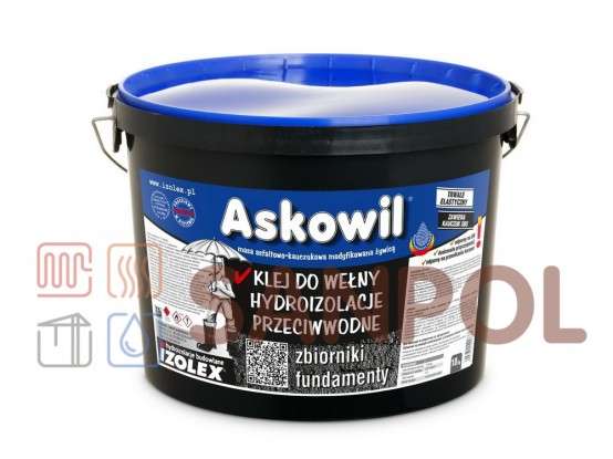 Гидроизоляция фундамента и резервуаров Клей для битумной черепицы Askowil (Askowil Gont)