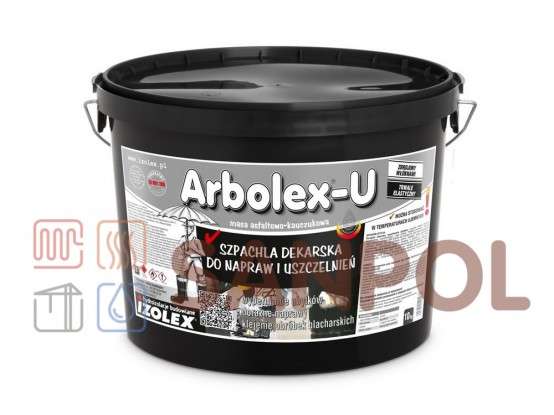 Кровельная шпаклевка для ремонта Уплотнение стыков, швов и примыканий Arbolex-U