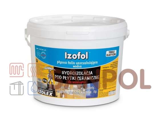 Гидроизоляция под керамическую плитку внутри помещений Izofol