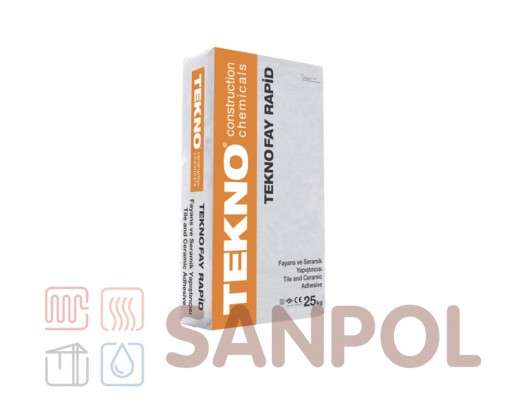 Цементный клей Teknofay Rapid C1FT