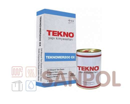 Эластичная гидроизоляция Teknomer 200 EX Crystallized